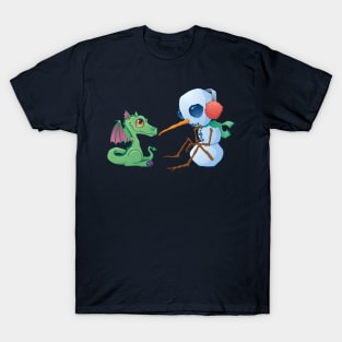 Snowman and Dragon T-Shirt